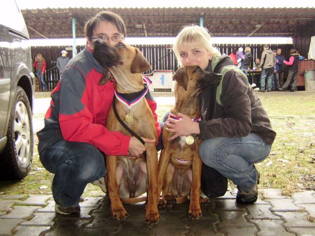 Bailey(vpravo) a Cilla(vlevo)